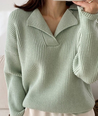 Yara | Pull à col V pour l'hiver