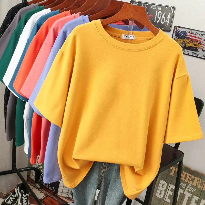 T-shirt Rhoswen Oversized – Coton Doux et Respirant, Décontracté-2