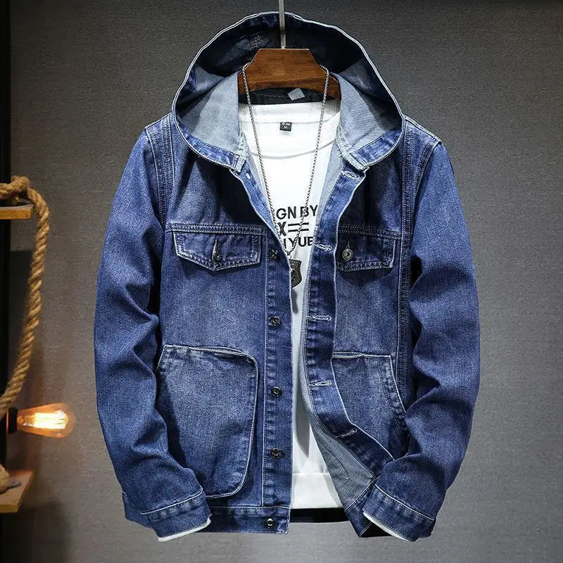 Elvin | Veste en jean à capuche
