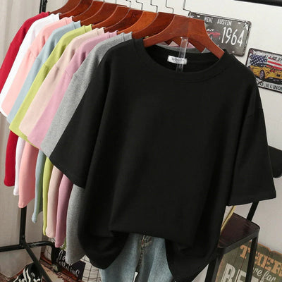 Variant image for T-shirt Rhoswen Oversized – Coton Doux et Respirant, Décontracté-57