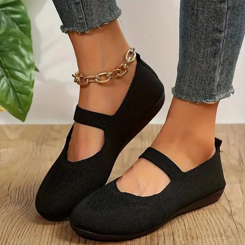 Nyxara Pantoufles Femme – Tricot Respirant, Léger et Confortable-2