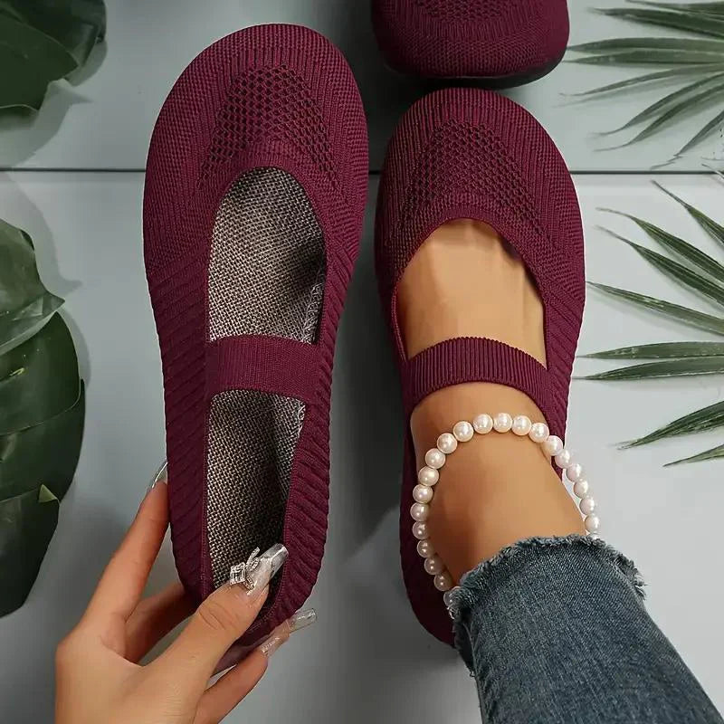 Variant image for Nyxara Pantoufles Femme – Tricot Respirant, Léger et Confortable-25