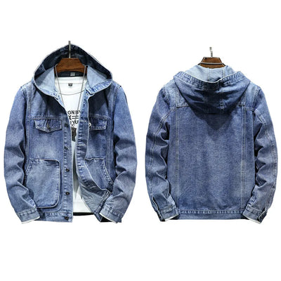 Elvin | Veste en jean à capuche