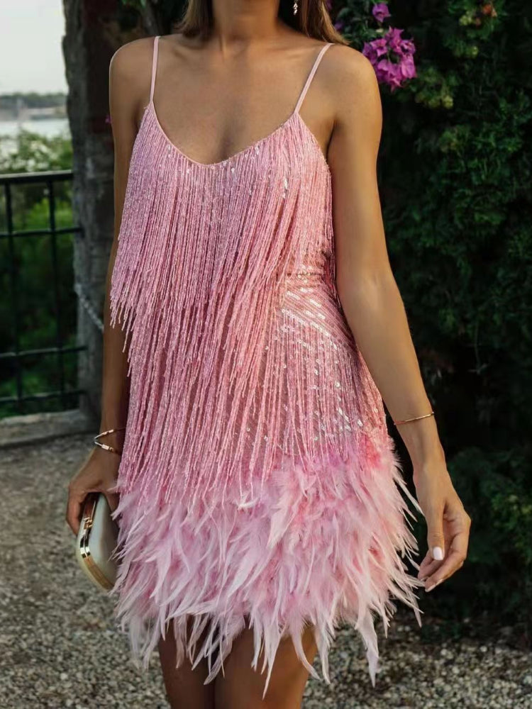 Emma | Robe à Paillettes Femme-2