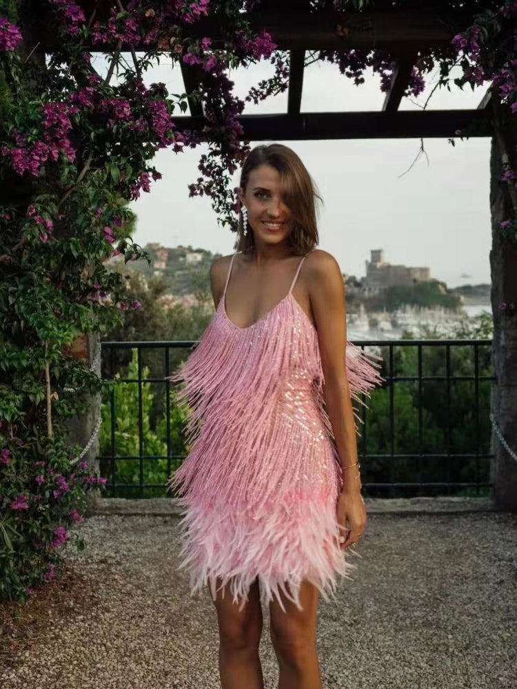 Emma | Robe à Paillettes Femme-3