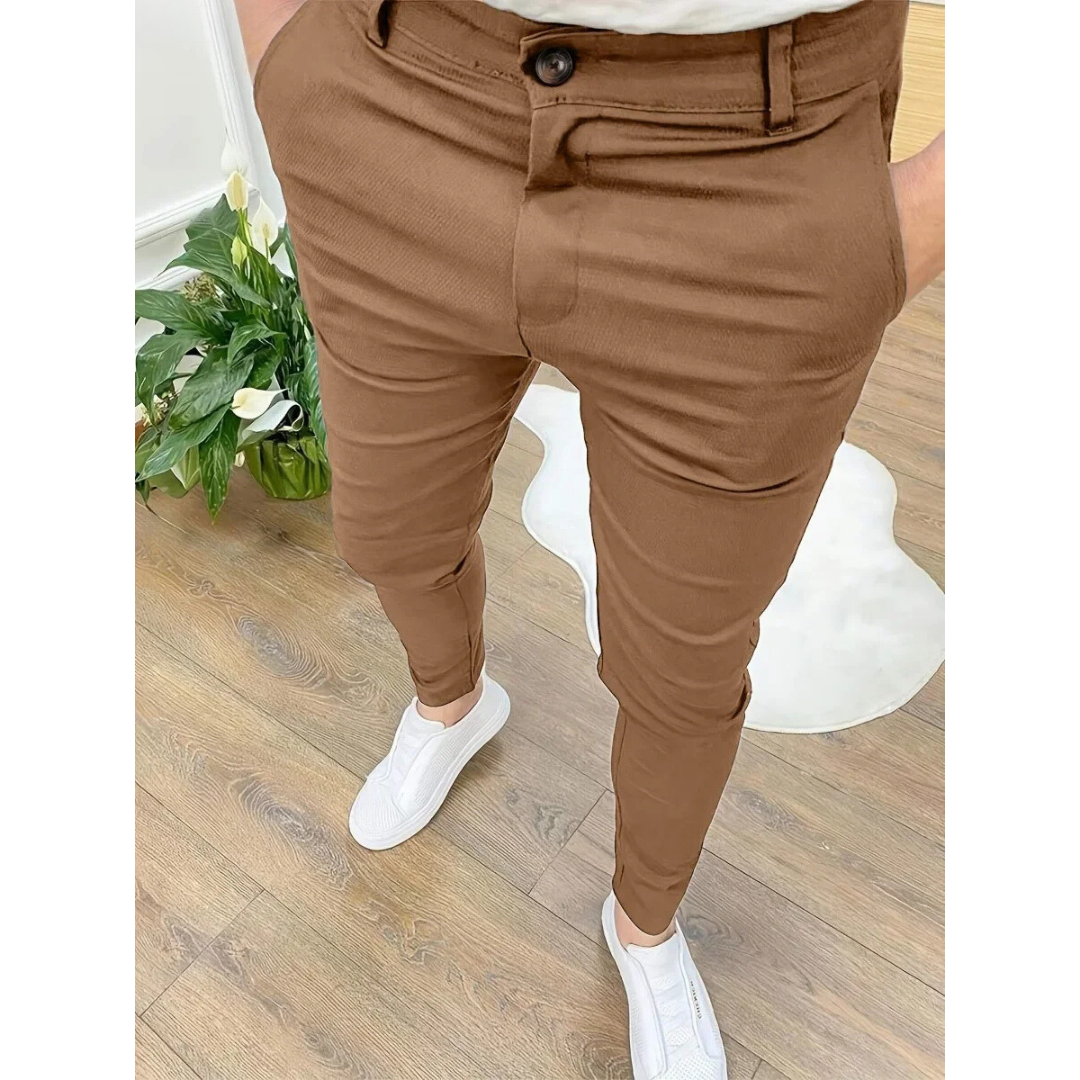 Variant image for Pantalon Élégant | Pantalon Homme d'Affaires Polyvalent-29