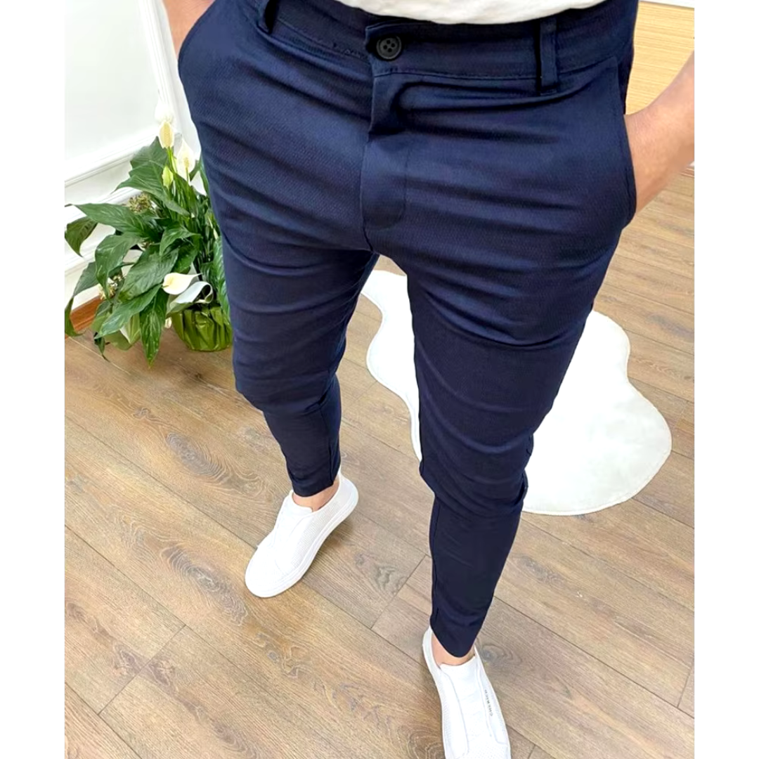 Pantalon Élégant | Pantalon Homme d'Affaires Polyvalent-4
