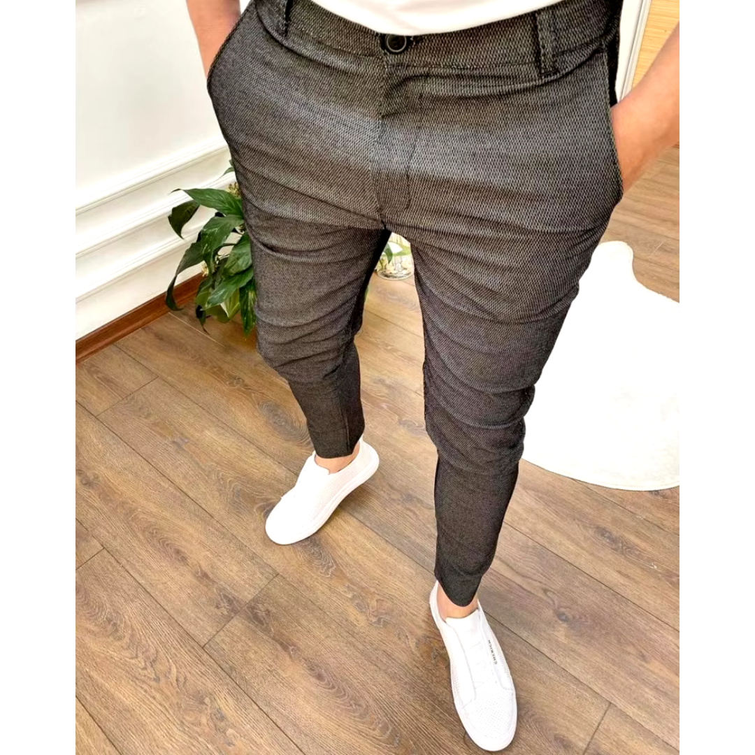 Pantalon Élégant | Pantalon Homme d'Affaires Polyvalent-1
