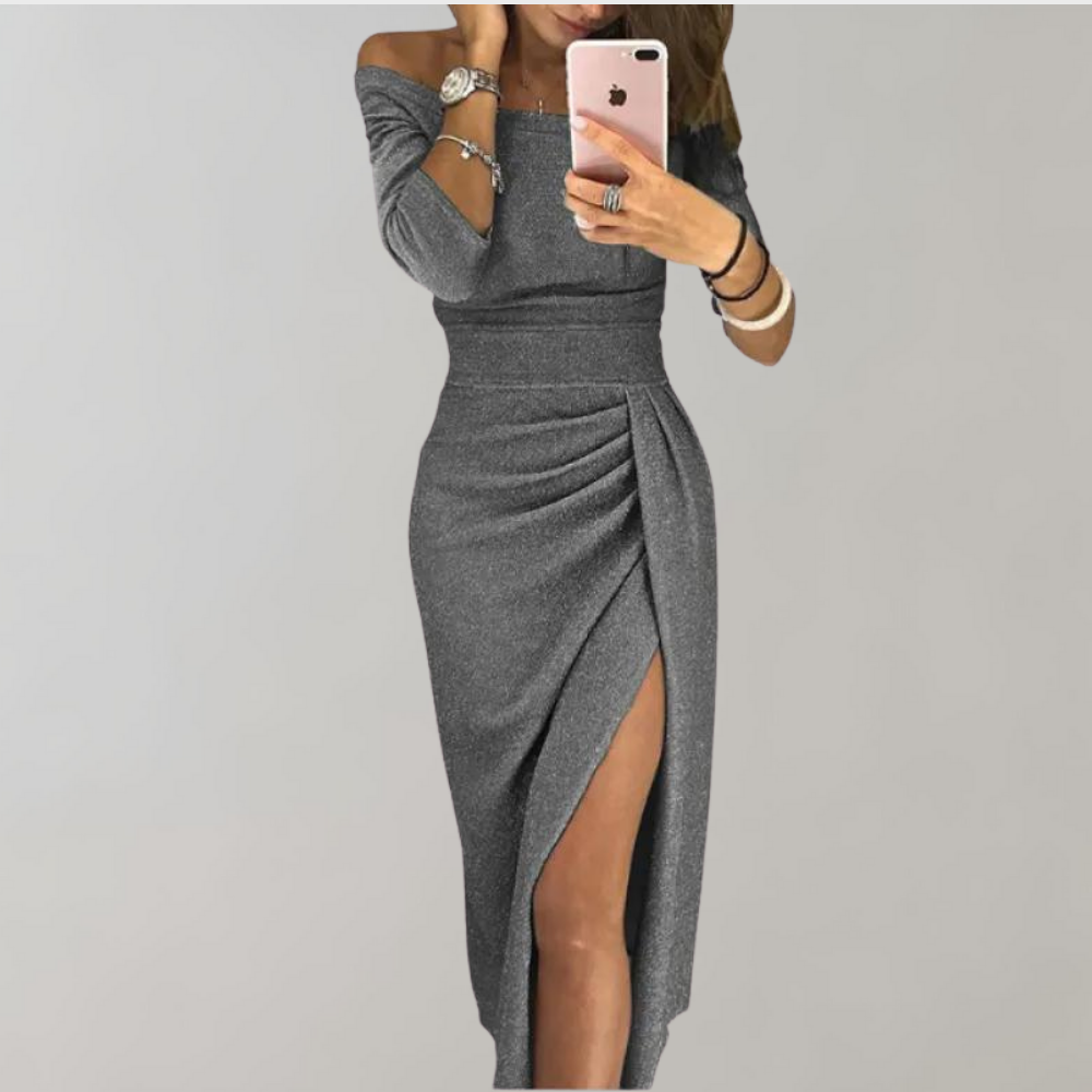 Angélique | Robe élégante à paillettes