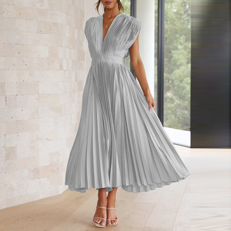 Camille | Robe de Soirée Chic Col en V-1