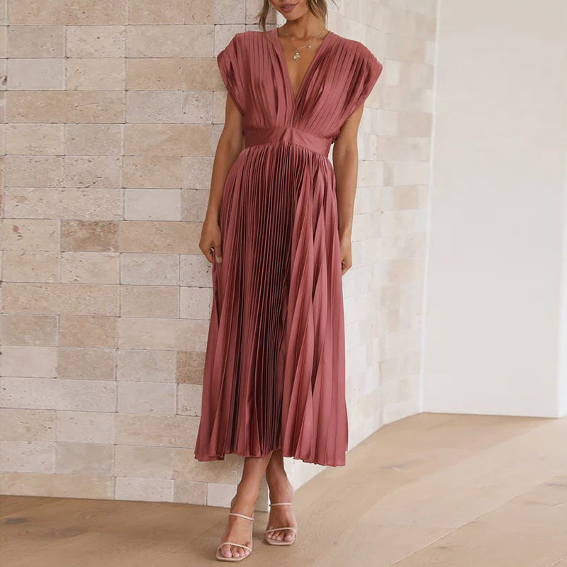 Camille | Robe de Soirée Chic Col en V-2