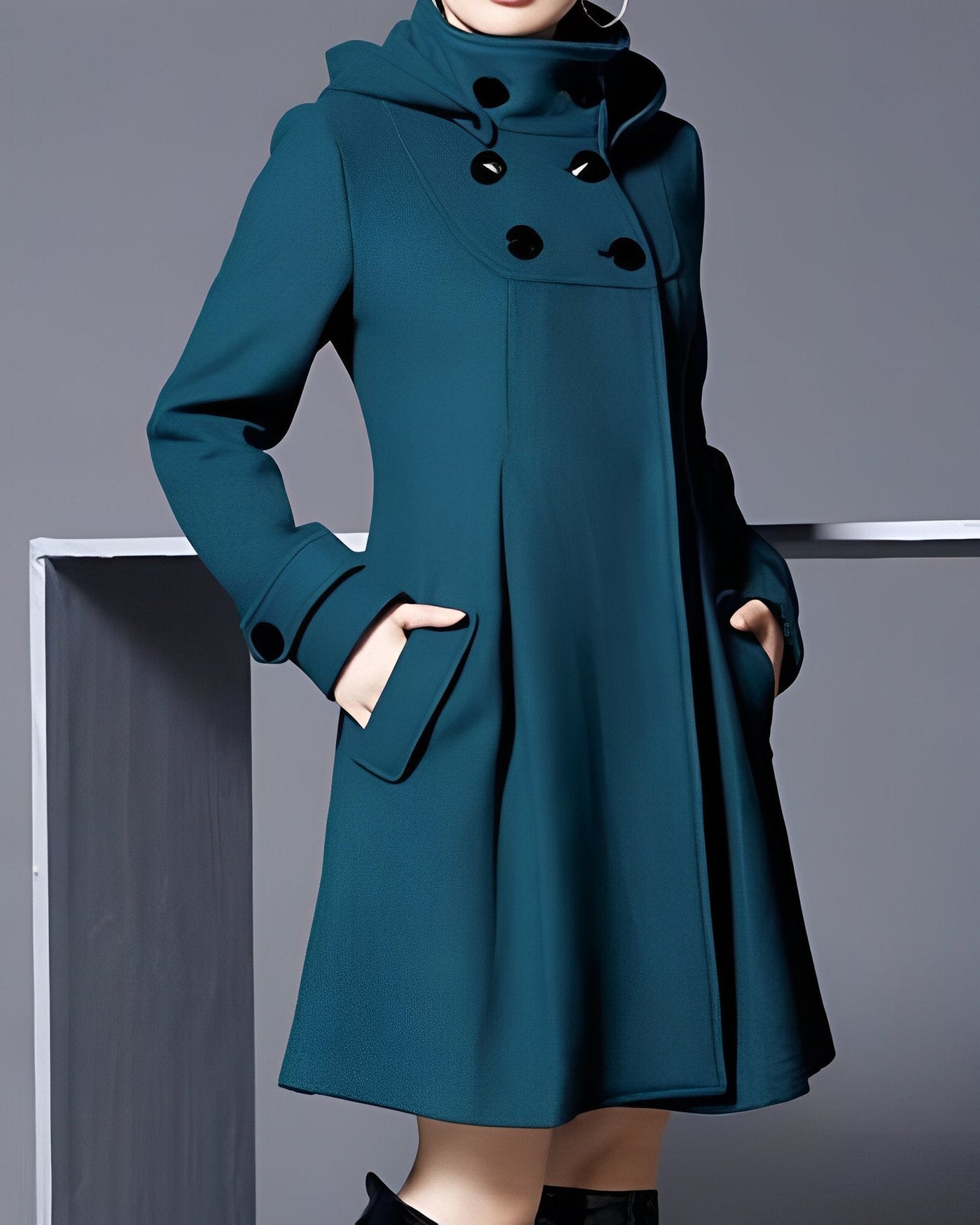 Adalie | Veste à capuche avec écharpe
