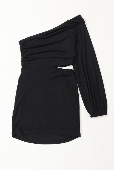 Leisha | Robe élégante à épaules simples