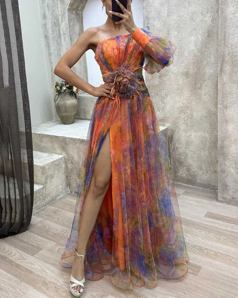 Robe Lola – Robe de Soirée à Épaules Dénudées, Tissu de Haute Qualité-5