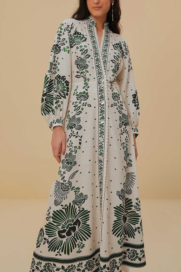 Sophie | Robe longue à manches longues