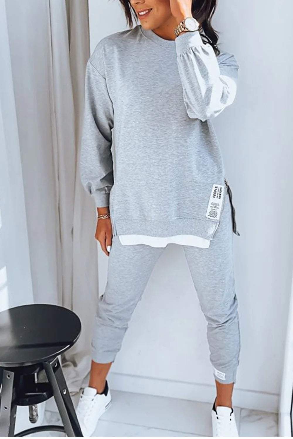 Variant image for Dalia | Ensemble Femme - Mélange Coton-Polyester, Confort et Élégance-1