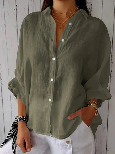 Variant image for Isabella | Blouse Femme Chic Blanche-1