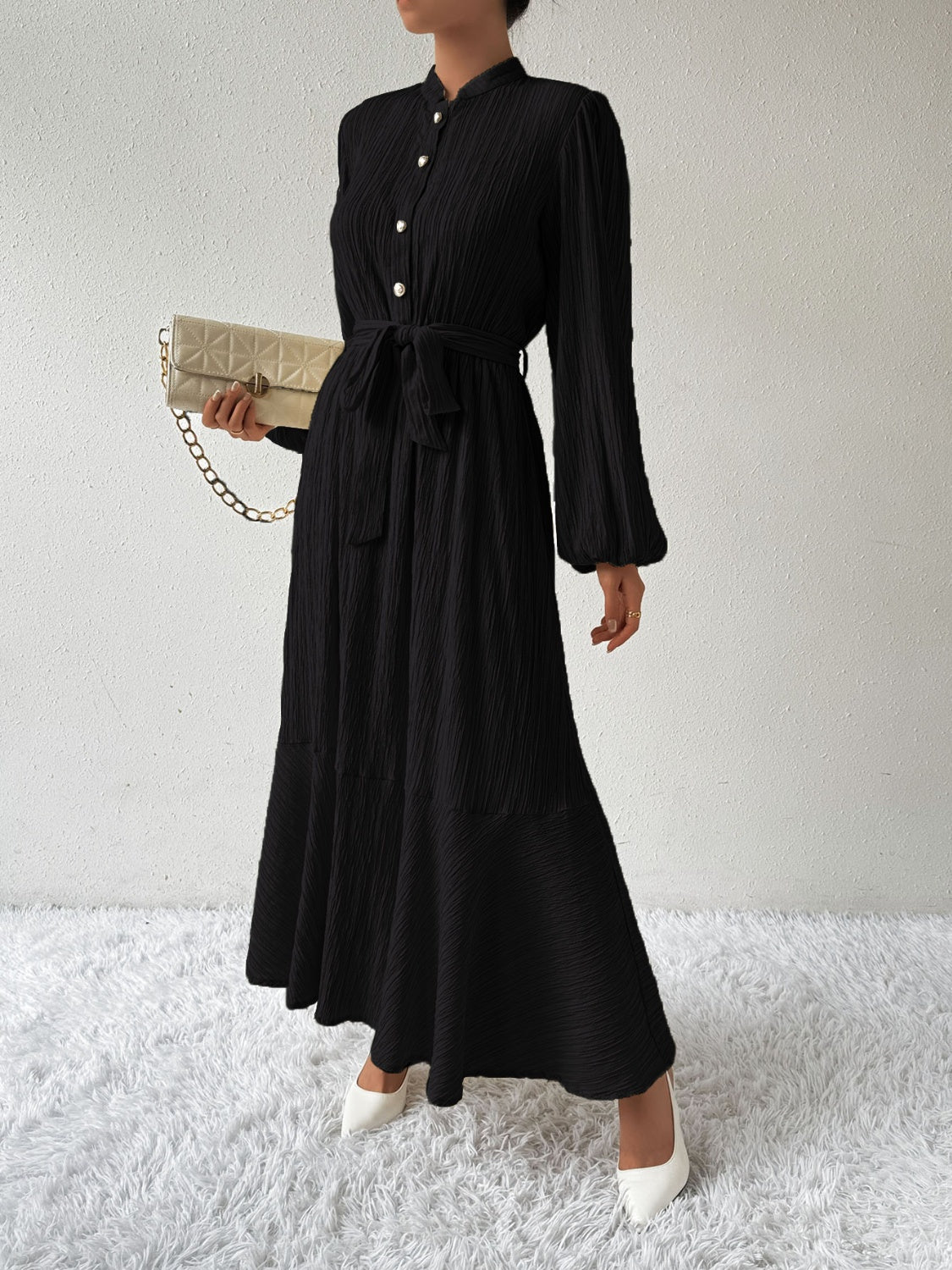 Adele | Robe élégante à manches longues