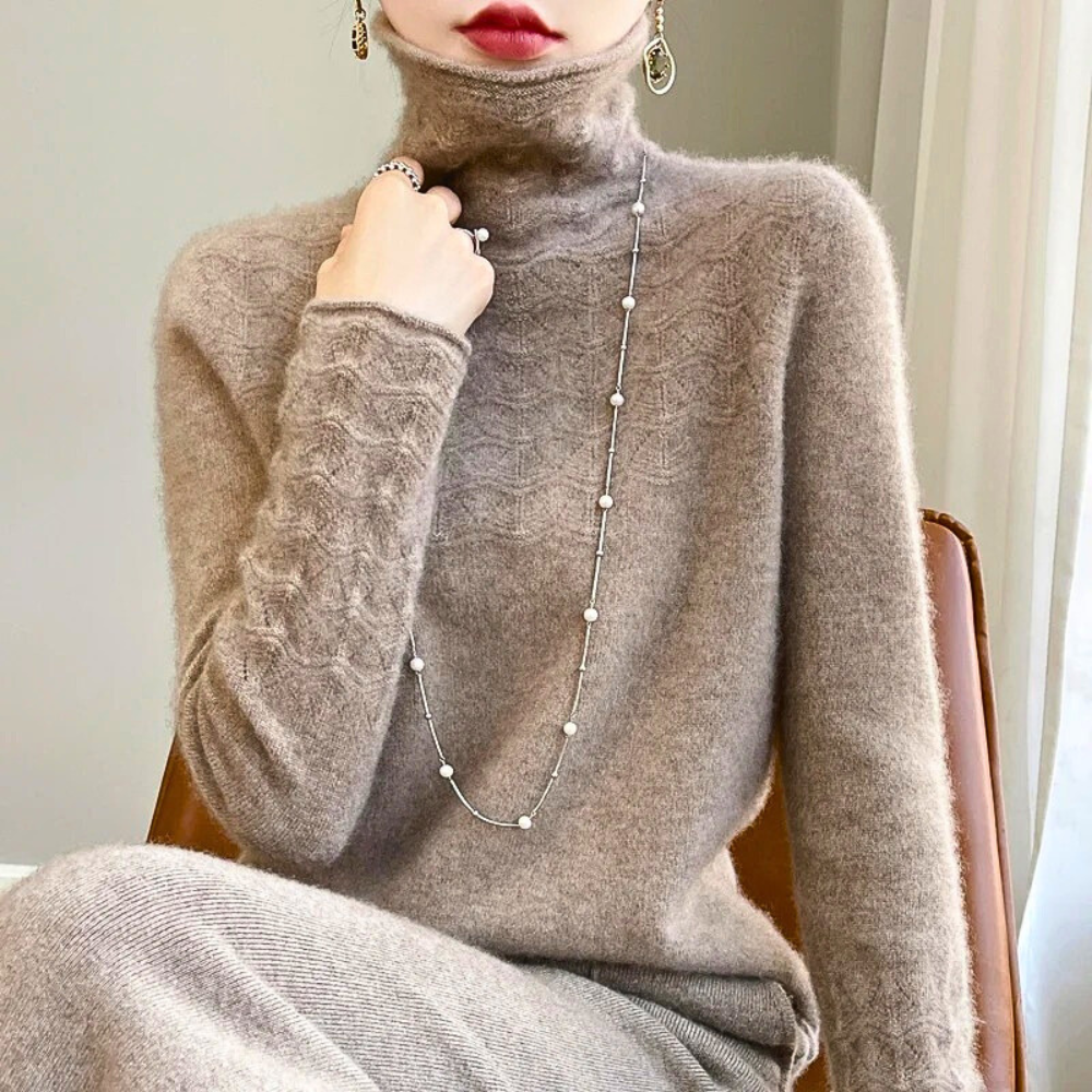 Charlotte | Pull à col roulé