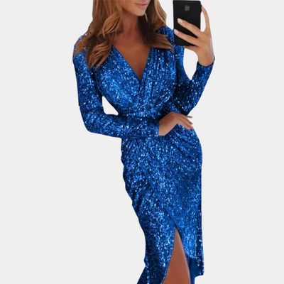 Audrey | Robe élégante à paillettes
