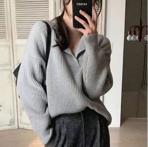 Yara | Pull à col V pour l'hiver