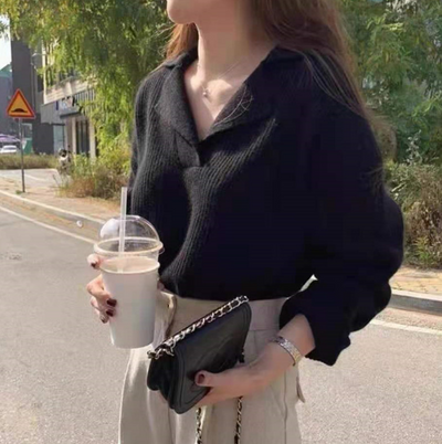 Yara | Pull à col V pour l'hiver