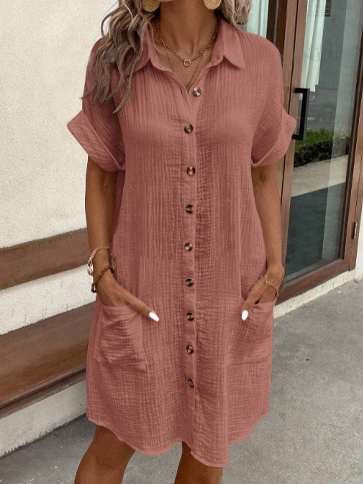 Variant image for Robe d'été - Chic et Confortable avec Poches-31