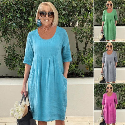Robe d'été - Chic Longue avec Poches-6