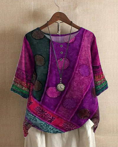 Variant image for Top Femme - Élégant Style Boho-15