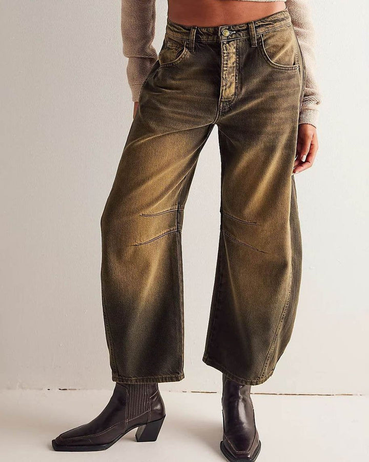 Variant image for Jean Femme - Taille Mi-Haute Décontractée-21