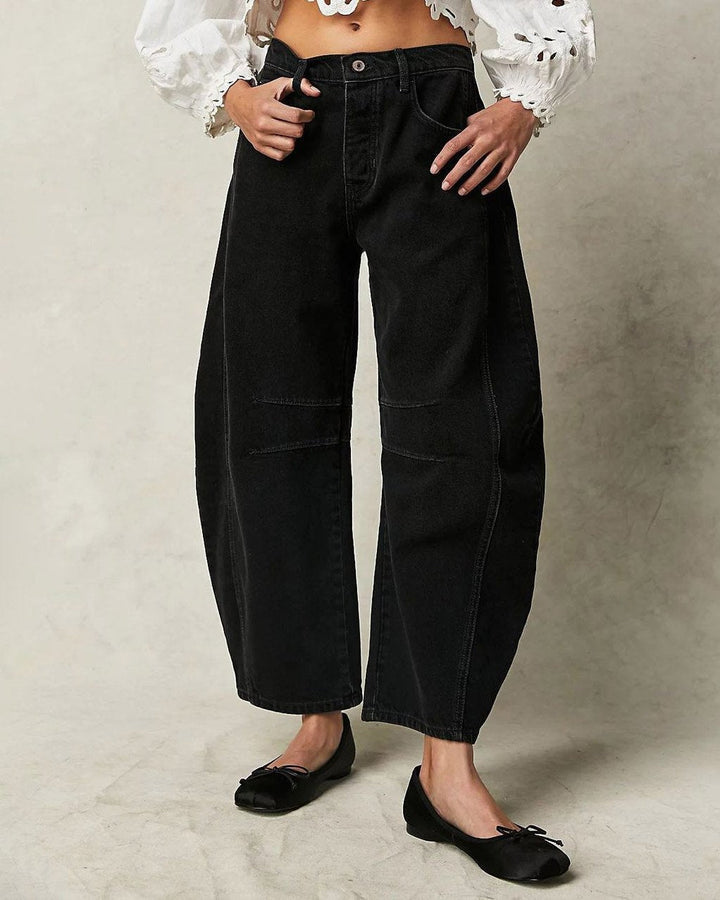 Variant image for Jean Femme - Taille Mi-Haute Décontractée-1