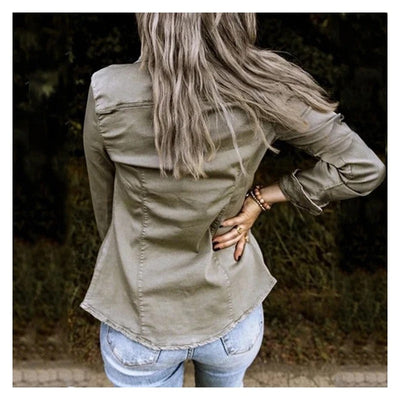 Veste en Jean Femme Heidi – Denim de Haute Qualité, Classique et Élégante-4