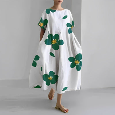 Naomi | Robe Longue Femme Fleurie Bohème Maxi-2