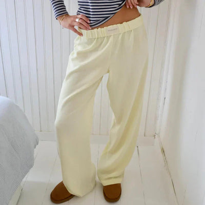 Samantha Pantalon Fluide Femme – 100% Lin, Élégant et Confortable-3
