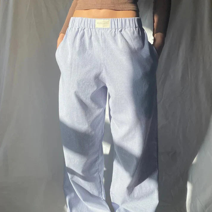 Variant image for Samantha Pantalon Fluide Femme – 100% Lin, Élégant et Confortable-16