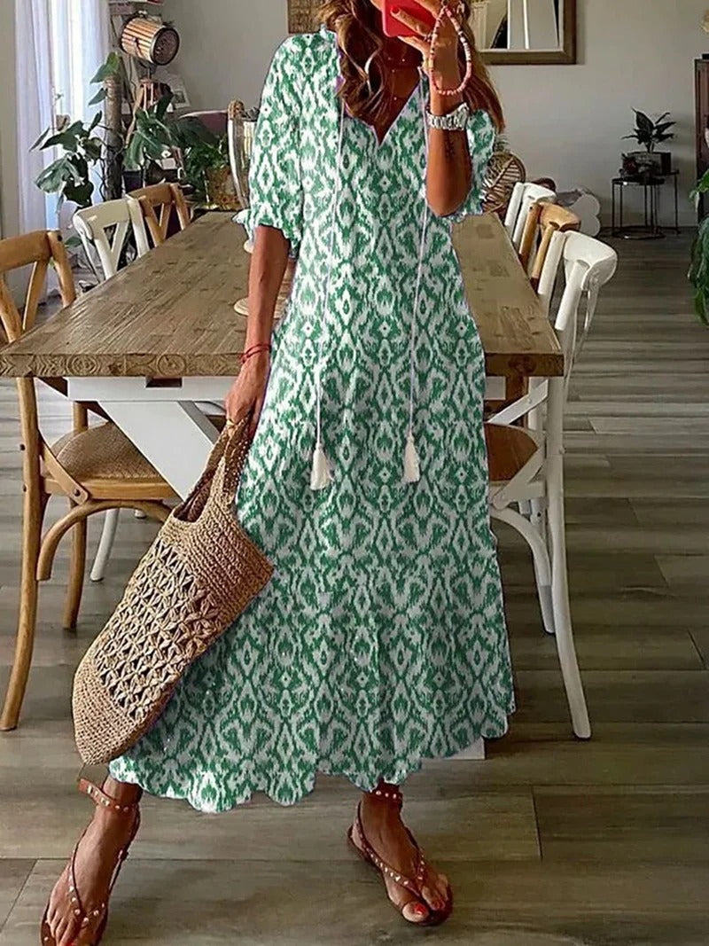 Clara | Robe Longue Femme Bohème-2