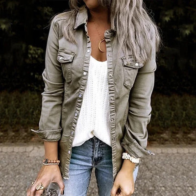 Veste en Jean Femme Heidi – Denim de Haute Qualité, Classique et Élégante-2