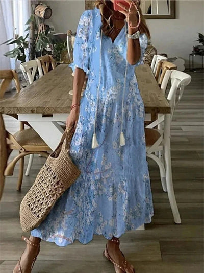 Variant image for Clara | Robe Longue Femme Bohème-19