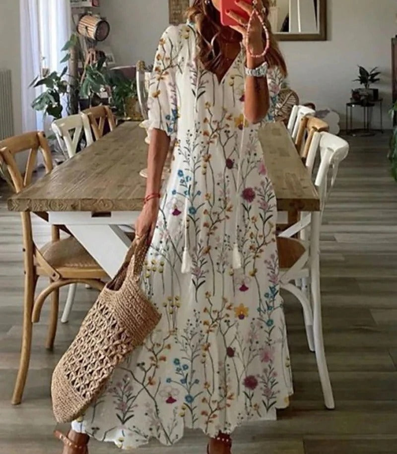 Variant image for Clara | Robe Longue Femme Bohème-25