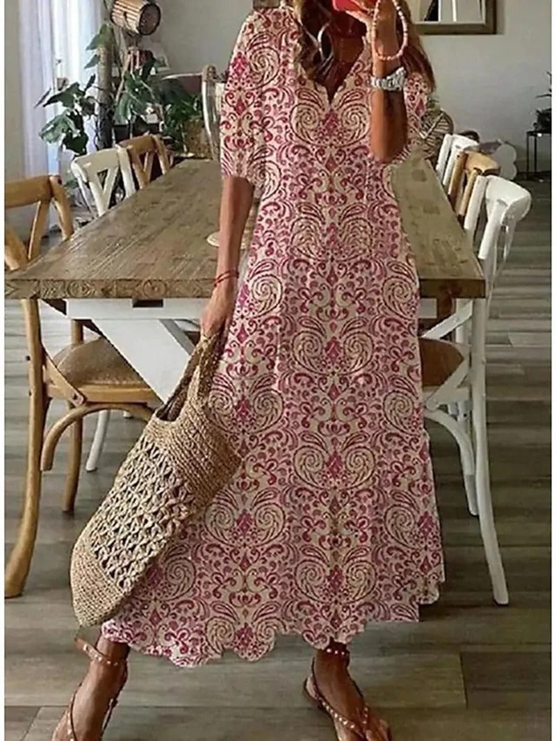 Clara | Robe Longue Femme Bohème-5