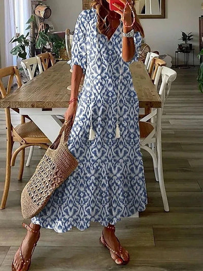 Clara | Robe Longue Femme Bohème-6